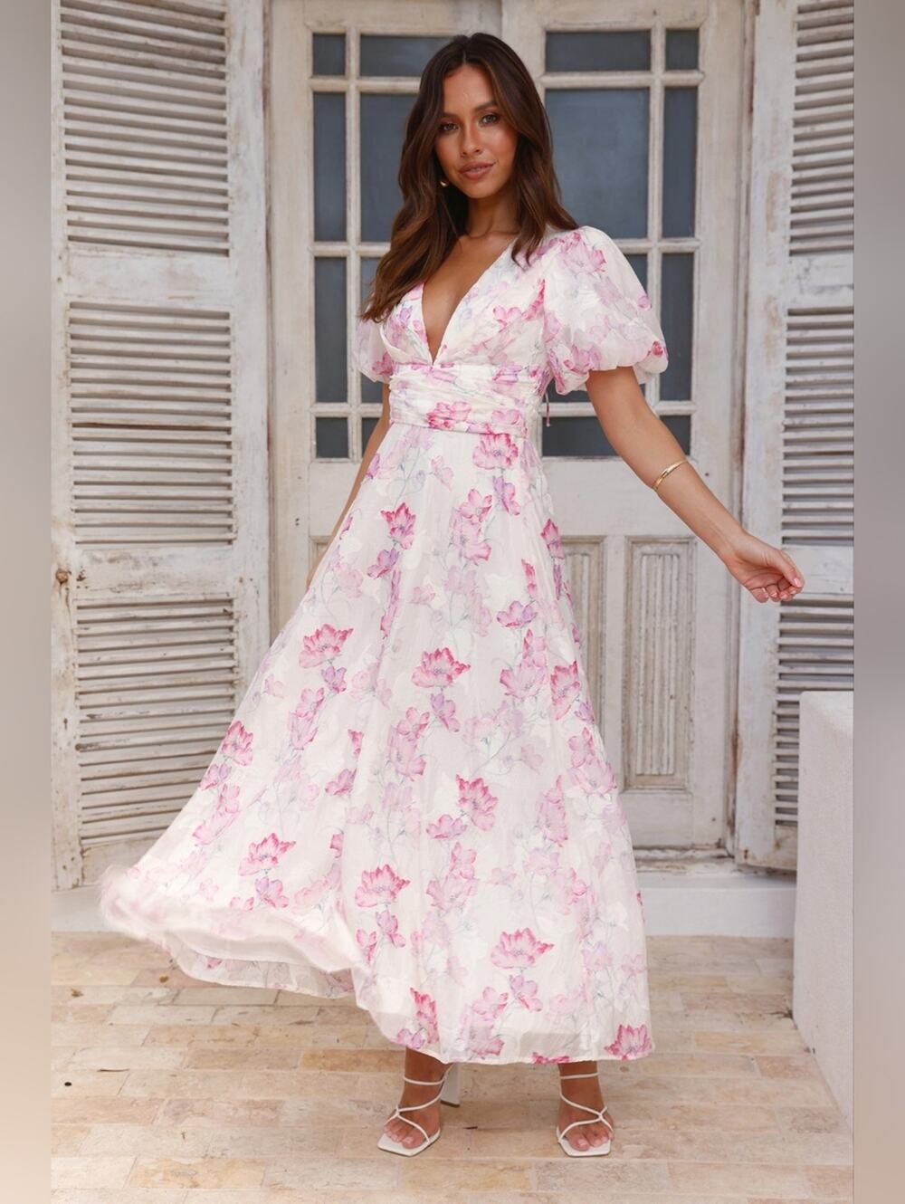 HELLO MOLLY One To Love Maxi Dress White NWT Size 4